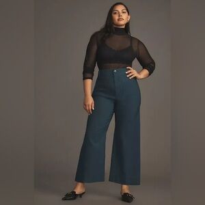 NWT, Size 18 W, The Colette Wide-Leg Pants by Maeve